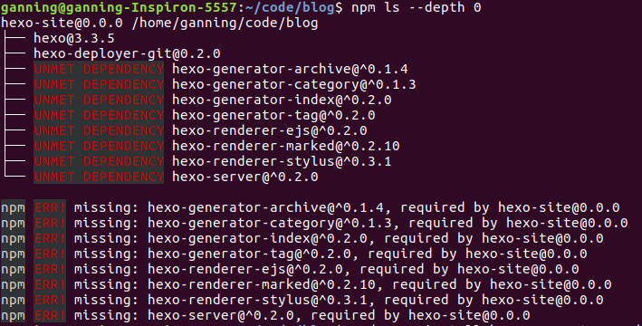 缺失包名的提示